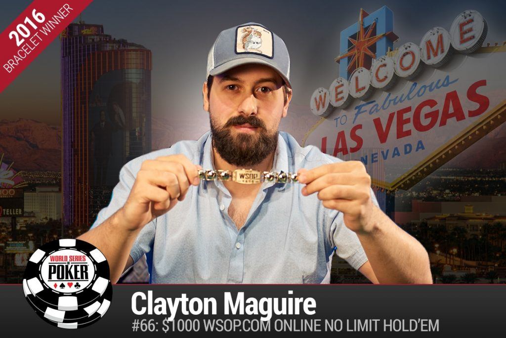 Clayton Maguire WSOP online winner 2016